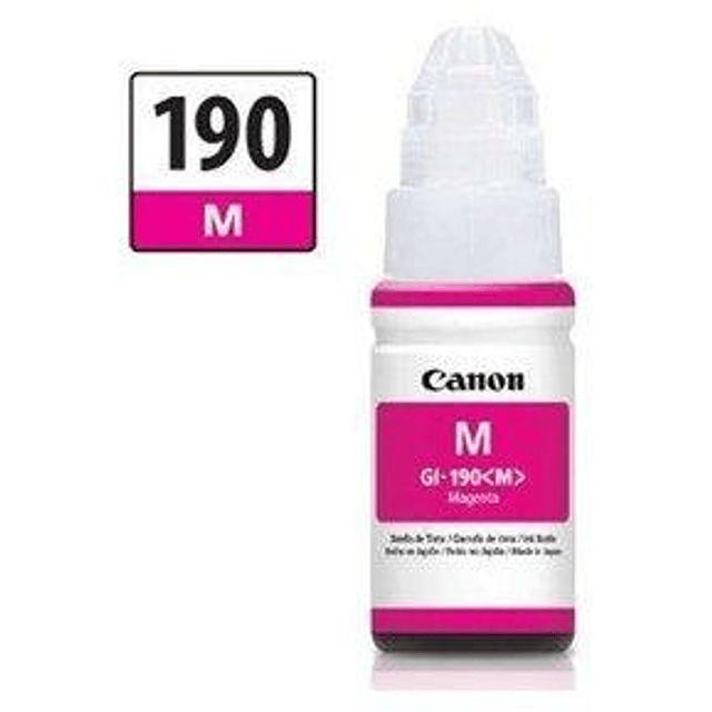 Botella de Tinta MAGENTA Canon GI-190M (REACONDICIONADO)