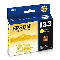 Epson 133 - Amarillo - original - cartucho de tinta - para Stylus NX130, NX230, NX430, TX123, TX130, TX133, TX135, TX235, TX430; Stylus Office TX320