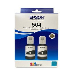 Epson - T504120-2 - Ink tank - Black - Pack L4160 L6161 L6