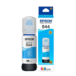 Epson 544 - 65 ml - cián - original - recarga de tinta - para EcoTank L1110, L3110, L3150, L3210, L3250, L3260, L5290