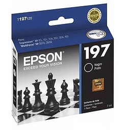 Epson T197 - Gran capacidad - negro - original - cartucho de tinta - para Expression XP-101, XP-201, XP-211, XP-214, XP-401, XP-411; WorkForce WF-2532