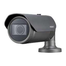 Hanwha Techwin WiseNet Q QNO-8080R - Cámara de vigilancia de red - para exteriores - color (Día y noche) - 5 MP - 2592 x 1944 - motorizado - compuesto - LAN 10/100 - MJPEG, H.264, H.265 - PoE Class 3