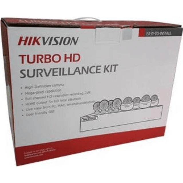 Hikvision - DVR + camera(s) - 8 camaras