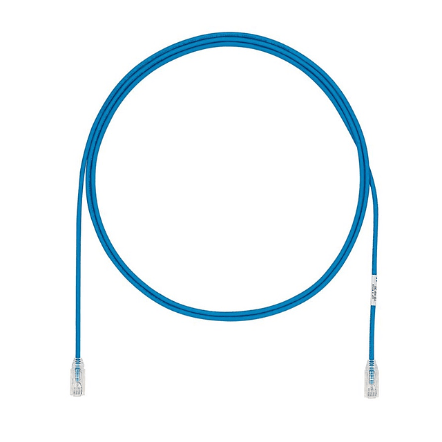 Panduit TX6-28 Category 6 Performance - Cable de interconexión - RJ-45 (M) a RJ-45 (M) - 1 m - UTP - CAT 6 - sin halógenos, moldeado, sin enganches - azul