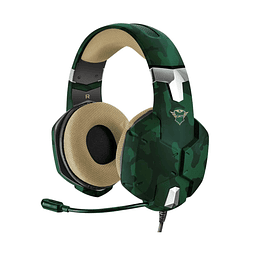 Audifonos Carus GXT 322C gaming headset Color verde