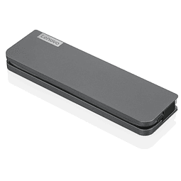 Mini Dock Lenovo/ USB-C Gris/ 40AU0065IT