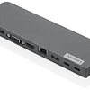 Mini Dock Lenovo/ USB-C Gris/ 40AU0065IT