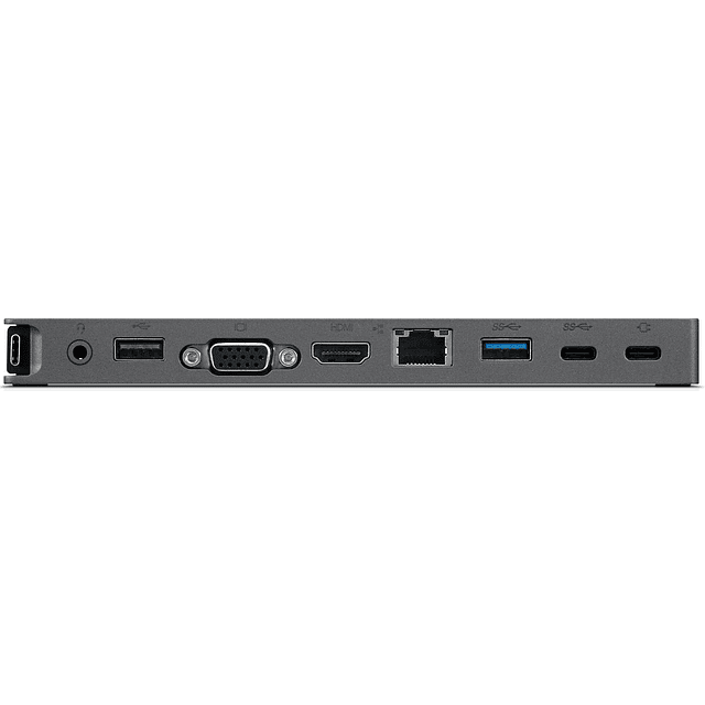 Mini Dock Lenovo/ USB-C Gris/ 40AU0065IT