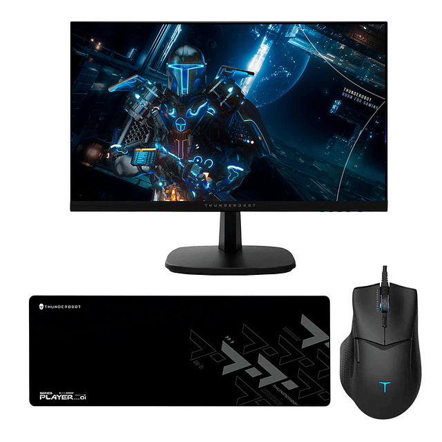 Pack Monitor Gamer 23.8'' + Mouse Shadow Shark MG705Pro + MousePad P1-950