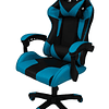 Silla Gamer Racer LVL UP Legion Negro/Azul Ajustable (Silla reacondicionada armada)