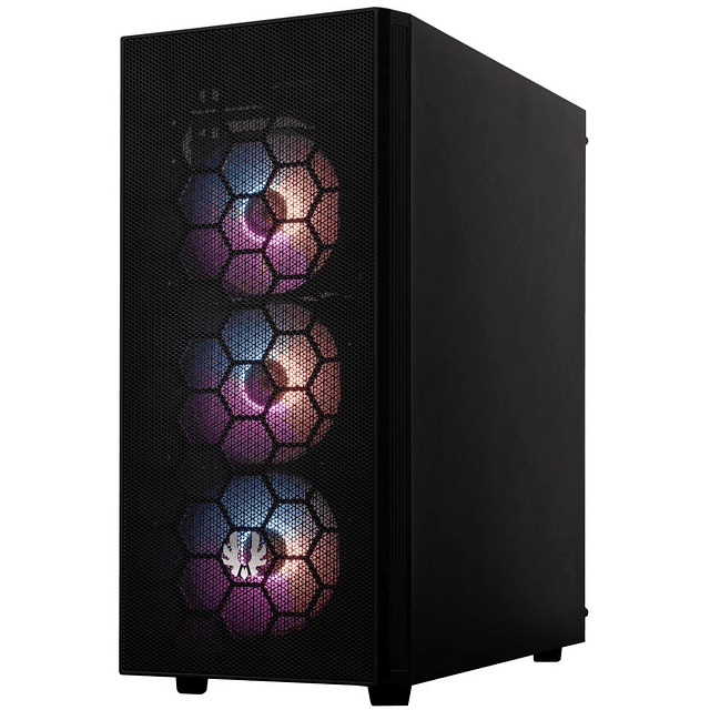 Gabinete BitFenix/ ​​Hades + Fuente de Poder 600W / 4 ventiladores/ Negro