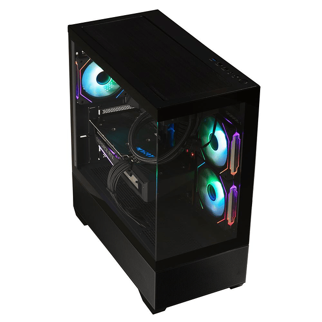 Gabinete BitFenix/ ​​Ceto Cubi ATX/ 3 Ventiladores/ Negro