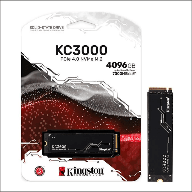 Kingston Kc3000 M.2 2280 Pcie 4.0 Nvme 1tb.