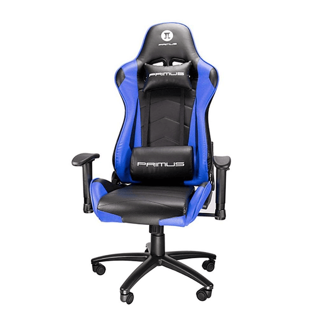 Silla Gamer armada Primus Thronos 100T Azul/Reclinación 135º/Hasta 120kg (REACONDICIONADO)
