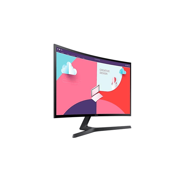 Monitor Curvo 24” VA FHD/ HDMI /75Hz /S24C366EA (Reacondicionado) - Negro - Sin Sabor
