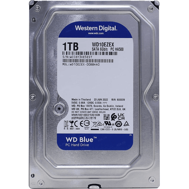 Disco duro interno Caviar Blue 1TB WD10EZEX  (Reacondicionado)