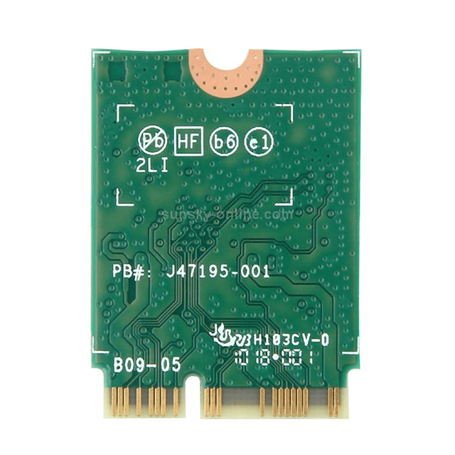 Tarjeta WLAN PCI-Express Bluetooth 5.1 WiFi Card G86C0007S810 No vPro (Reacondicionado)