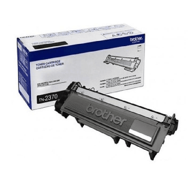 Toner Láser Brother TN2370 con rendimiento de 2600 páginas al 5%