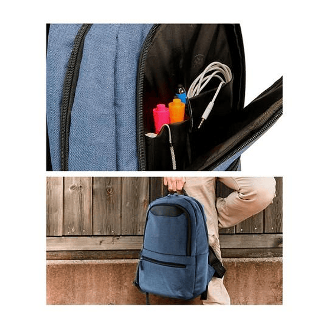 Mochila Xtech para notebook-15.6, Durham color blue XTB-212