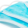 Mascarilla Desechable Celeste / Tres capas/ con lazo para oreja / 175 x 95 mm/ caja con 50 unidades