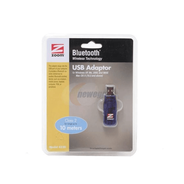 Adaptador USB Zoom Bluetooth Clase 2 (Reacondicionado)