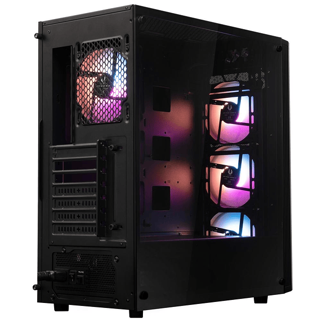 Gabinete BitFenix/ ​​Hades  ATX/ 4 Ventiladores/  Negro