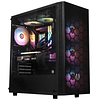 Gabinete BitFenix/ ​​Hades  ATX/ 4 Ventiladores/  Negro