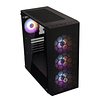 Gabinete BitFenix/ ​​Hades  ATX/ 4 Ventiladores/  Negro