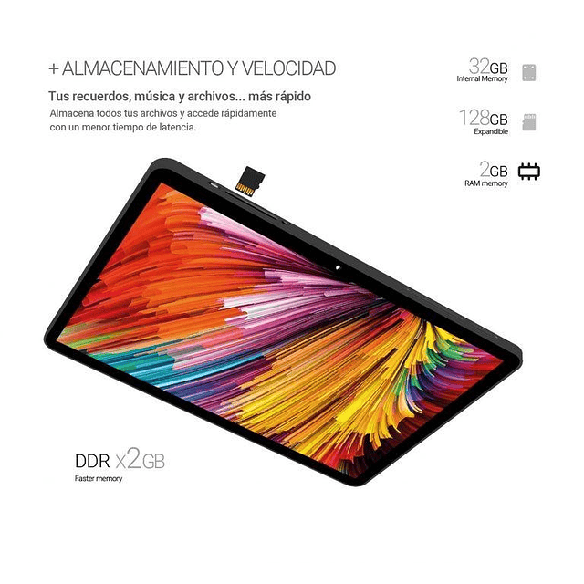 Tablet MLAB 10″ 4G LTE/ 2GB RAM/ 32GB/Negro/ 8990 (Reacondicionado)