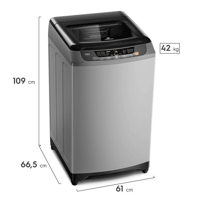 Lavadora Automática Mademsa 20 kg.(Nuevo caja dañada)