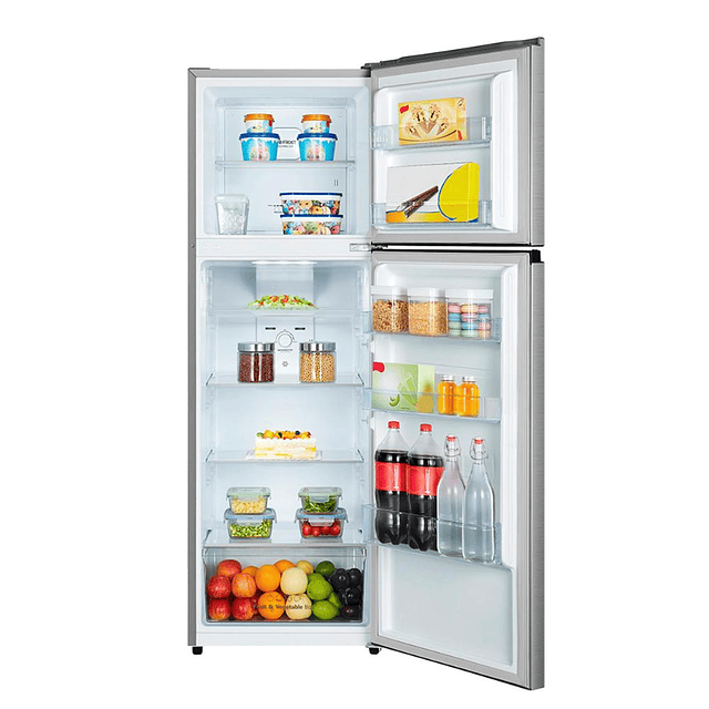 Refrigerador No Frost RT320NV/  246L/ Gris/ Hisense (Nuevo con caja dañada)