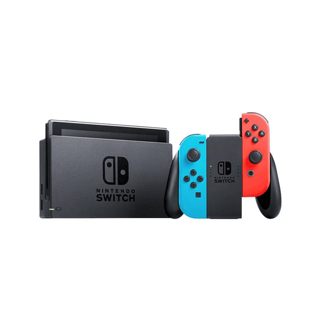 Consola Nintendo Switch azul y rojo neon (Reacondicioando)