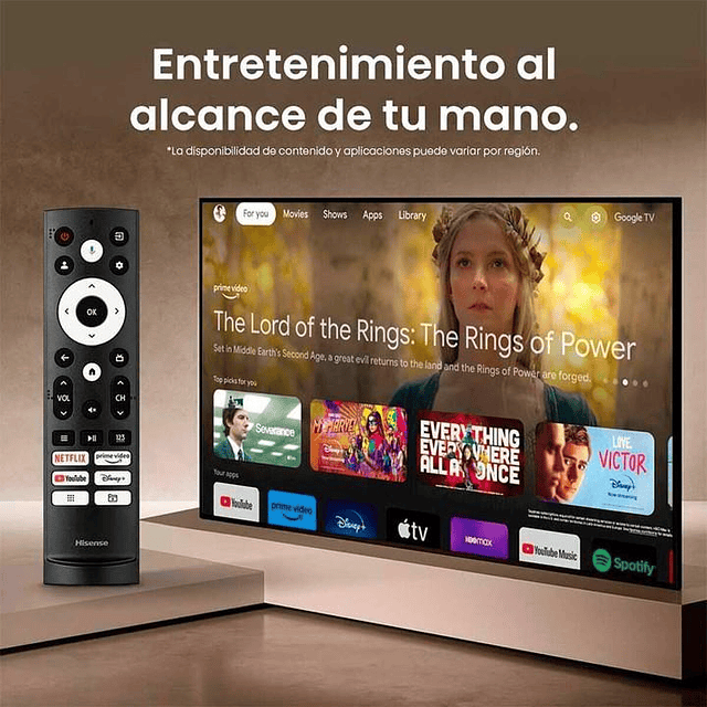 Smart TV Hisense 58" LED 4K UHD A6N (Nuevo caja dañada)
