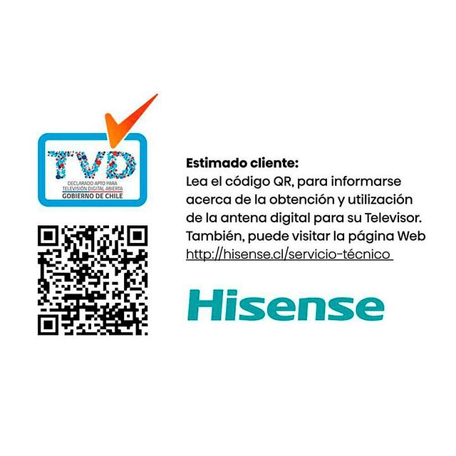 Smart TV Hisense 58" LED 4K UHD A6N (Nuevo caja dañada)