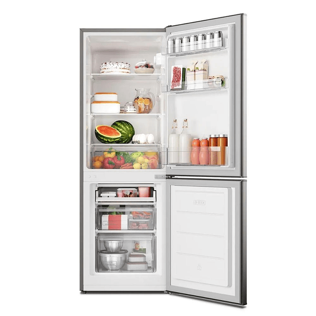Refrigerador Bottom Freezer MED165 Inox / 166 LTS/ Mademsa/ Inox (Nuevo caja dañada)