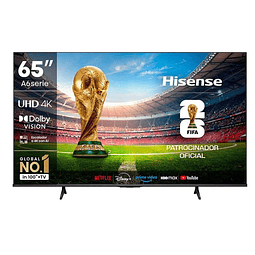 Smart TV Hisense 65" 4K UHD Smart Google TV (Nuevo caja dañada)