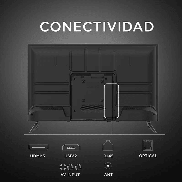 Smart TV Caixun LED 32 HD Roku TV C32V1HR (Nuevo caja dañada)