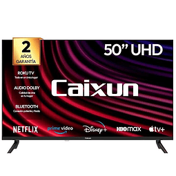 Smart TV Caixun  50" 4K LED  UHD Roku C50V1UR (Nuevo caja dañada)