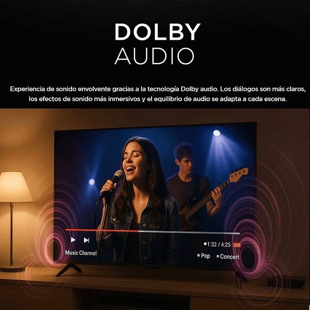 Smart TV Caixun  50" 4K LED  UHD Roku C50V1UR (Nuevo caja dañada)