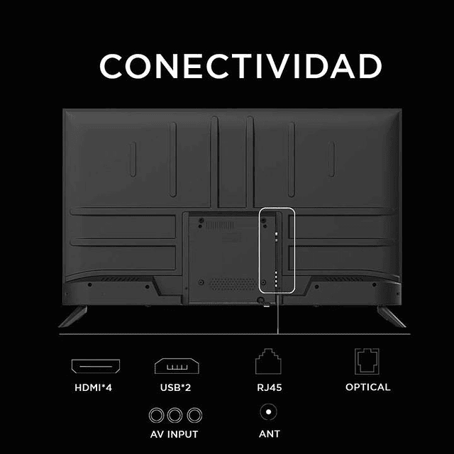 Smart TV Caixun  50" 4K LED  UHD Roku C50V1UR (Nuevo caja dañada)