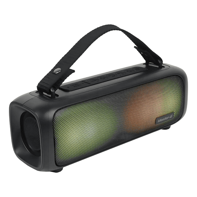 Parlante Portátil con Bluetooth 2” x2 – Master‑G/ MGGBOOM/ Negro (Reacondicionado)