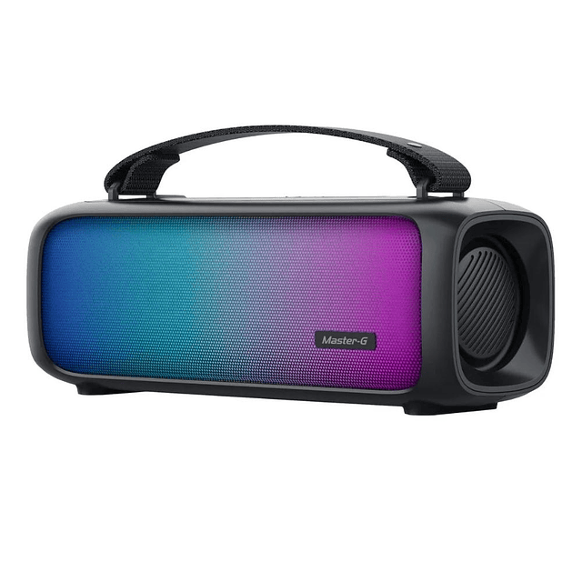 Parlante Portátil con Bluetooth 2” x2 – Master‑G/ MGGBOOM/ Negro (Reacondicionado)