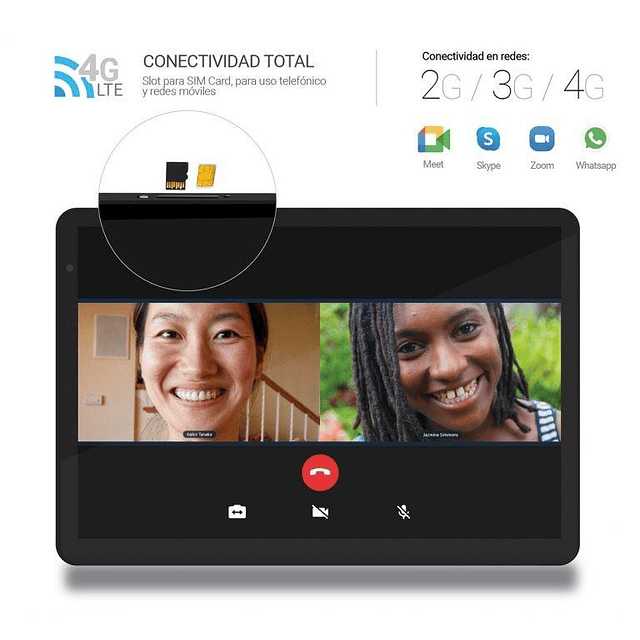 Tablet MLAB 10″ 4G LTE/ 2GB RAM/ 32GB/Negro/ 8990 (Reacondicionado)