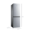 Refrigerador Bottom Freezer No Frost MDRB379FGF50/ 273 LTS/ Midea (Nuevo caja dañada)