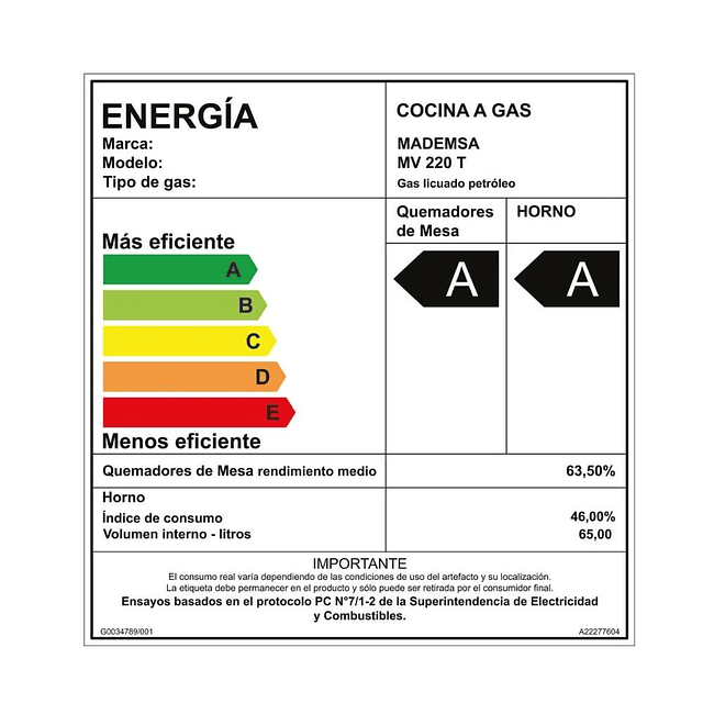 Cocina a gas Mademsa MV220T 4 quemadores Silver (Nuevo caja dañada)