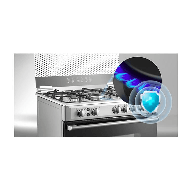 Cocina a gas Midea MFO-MG30AC/ 5 quemadores (Nuevo caja dañada)