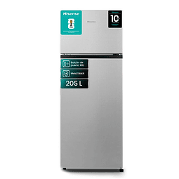 Refrigerador Top Mount RD-27DR/ 205 Lt/ Hisense/ Gris (Nuevo caja dañada)