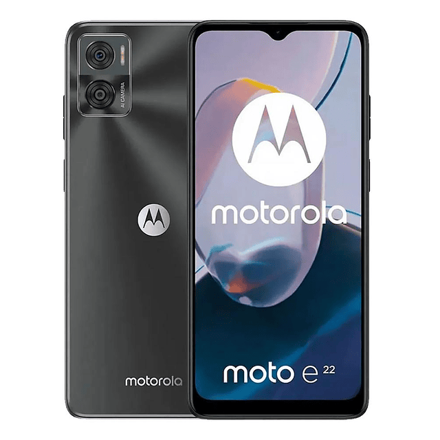 Celular Smartphone Motorola Moto E22/ 4GB/ 128GB/ Gris (Reacondicionado)