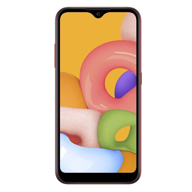 Celular Smartphone/ Samsung Galaxy A01/ 2GB/ 32GB / Rojo (reacondicionado)