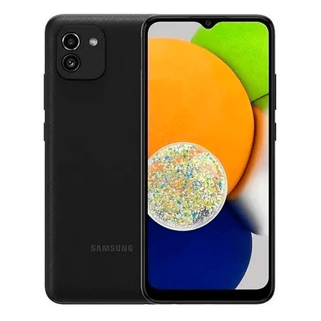 Celular Smartphone/ Samsung Galaxy A03/ 4GB/ 64GB /Negro (Reacondicionado)